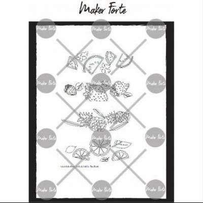 Maker Forte Clear Stamps - Tutti Frutti - Surf's Up Add On